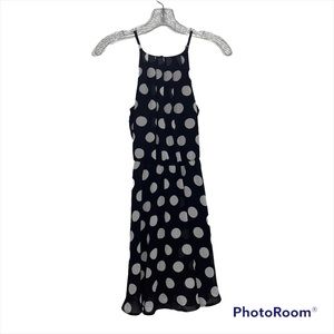 NWT Francesca’s size XXS black and white polka dot dress